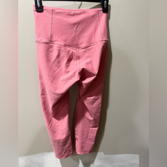 Old Navy Legging Womens Small Pink High Waisted Capri Leggings Yoga Gym - Picture 2 of 4